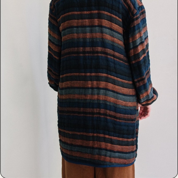 Beata Design Studio linen Viola Coat - Picture 3 of 9